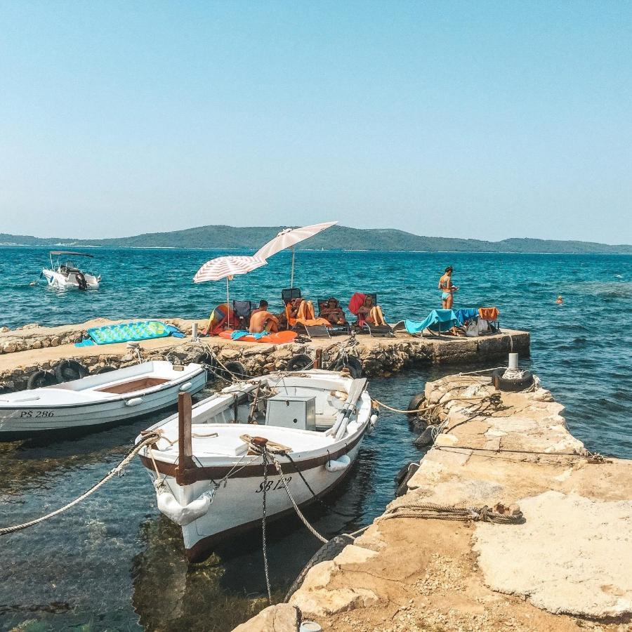 Luxury Beach Villa W Sea Sunset Views Sibenik Ngoại thất bức ảnh