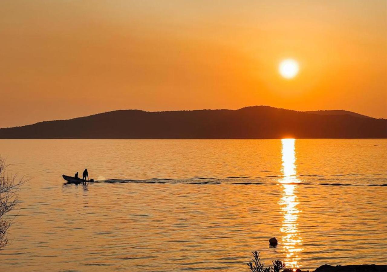 Luxury Beach Villa W Sea Sunset Views Sibenik Ngoại thất bức ảnh