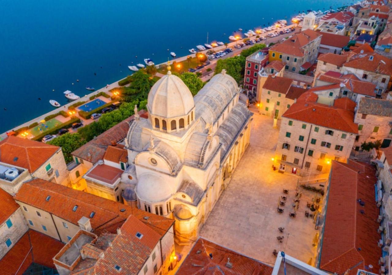 Luxury Beach Villa W Sea Sunset Views Sibenik Ngoại thất bức ảnh