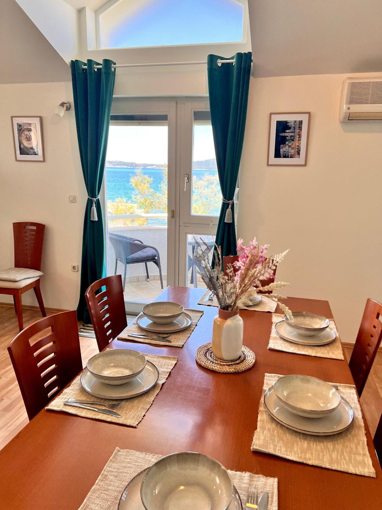 Luxury Beach Villa W Sea Sunset Views Sibenik Ngoại thất bức ảnh