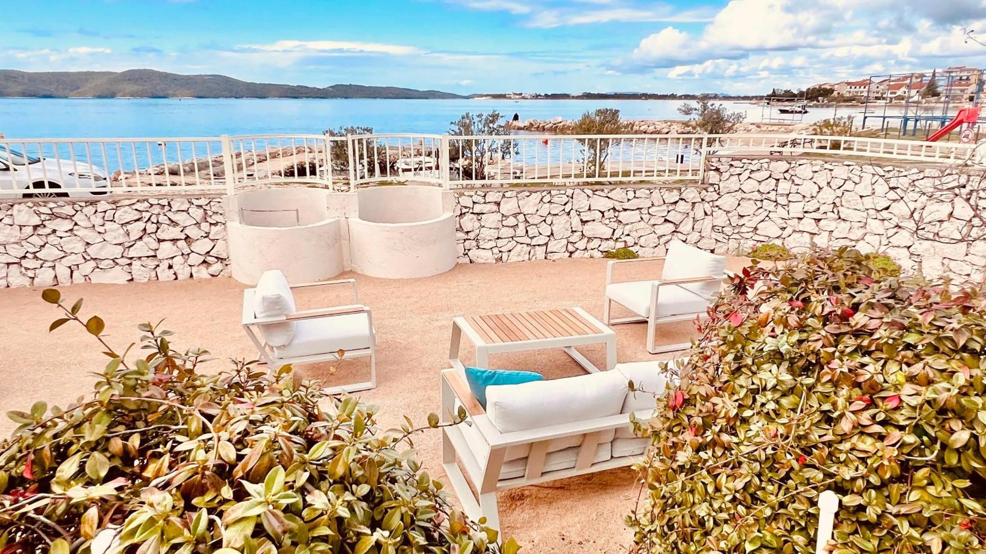 Luxury Beach Villa W Sea Sunset Views Sibenik Ngoại thất bức ảnh